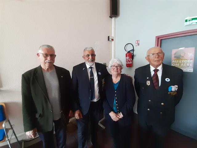 Les témoins : deux anciens combattants, un enfant de Harki et une rapatriée d'Algérie